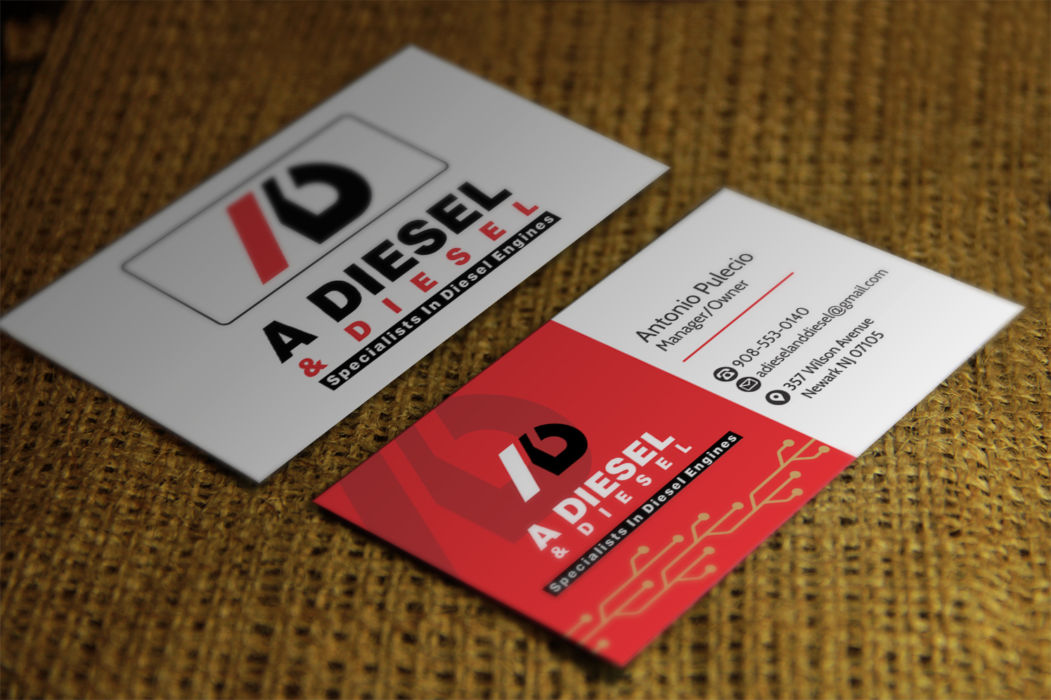Visitenkarten-Design von SEOanalyst für A. Diesel & Diesel | Design: #15967322