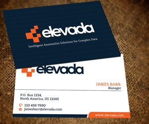 Business Card Design by Sarah Haroon for this project | Design: #4524017