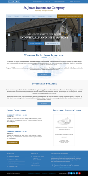 Wesbite design for Investment Firm | Web-Design von Expert Designer