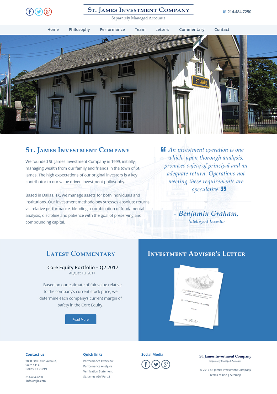 Web Design by RupalTechno for St. James Investment Company | Design #15954266