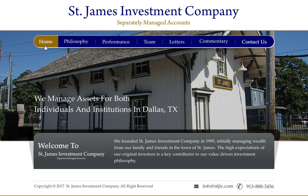 Web Design by HarmiDesigning for St. James Investment Company | Design #15950647