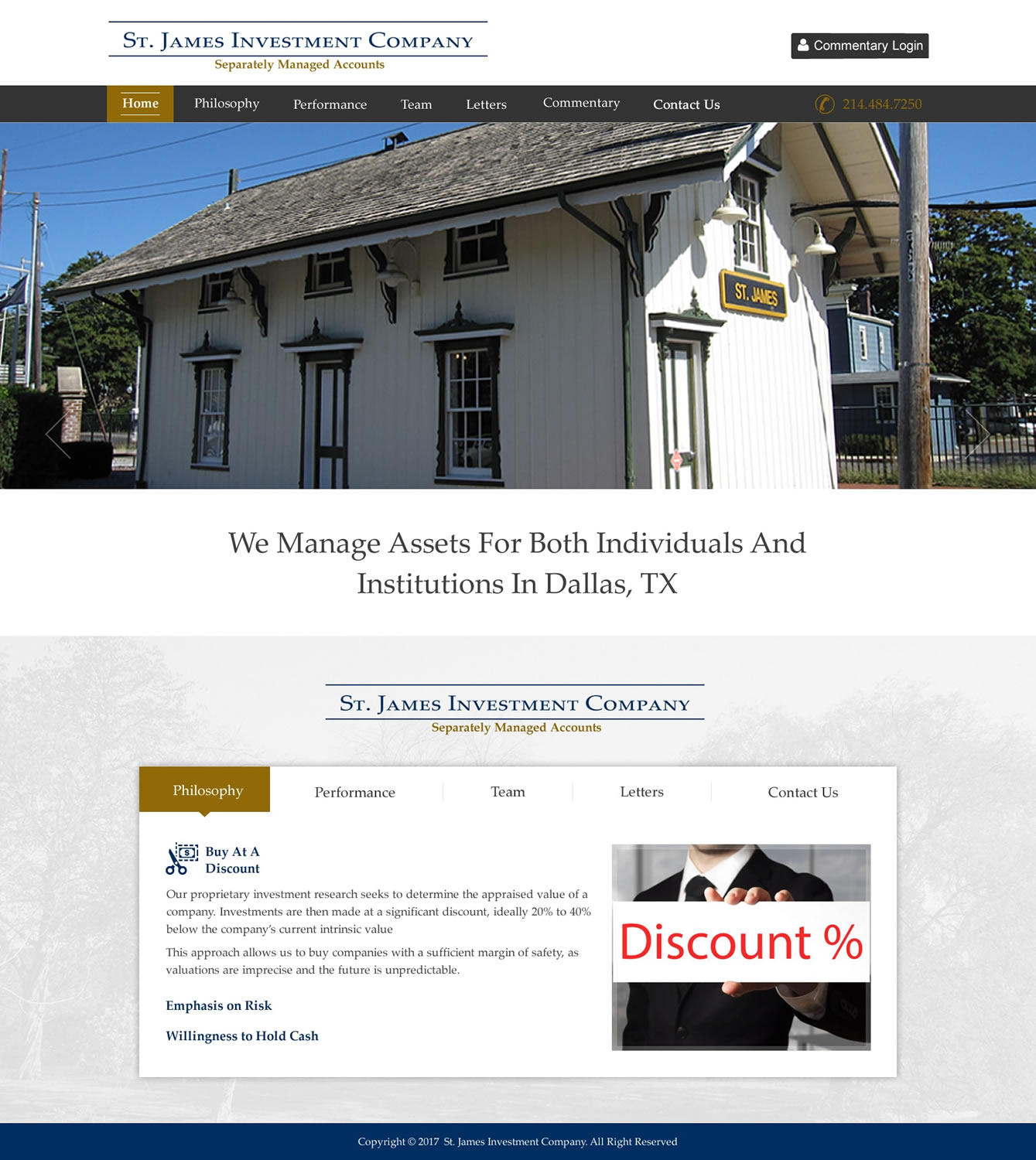 Web-Design von harmi_199 für St. James Investment Company | Design #15951176