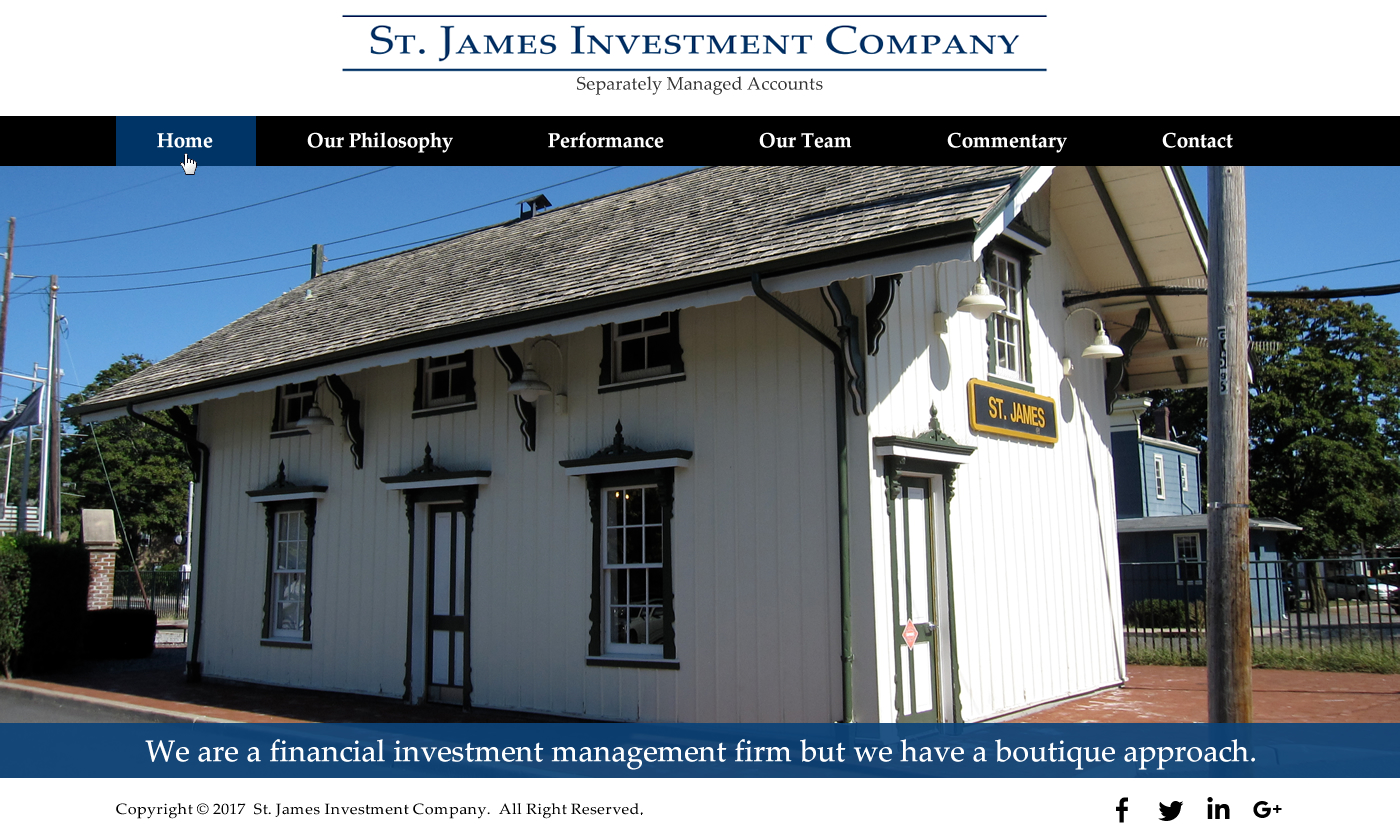 Web Design by HarmiDesigning for St. James Investment Company | Design #15954590