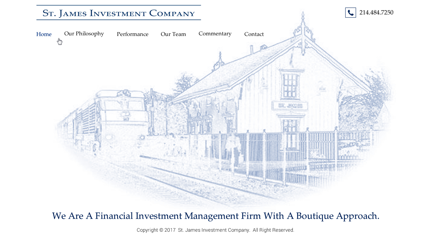Web-Design von harmi_199 für St. James Investment Company | Design #15956384