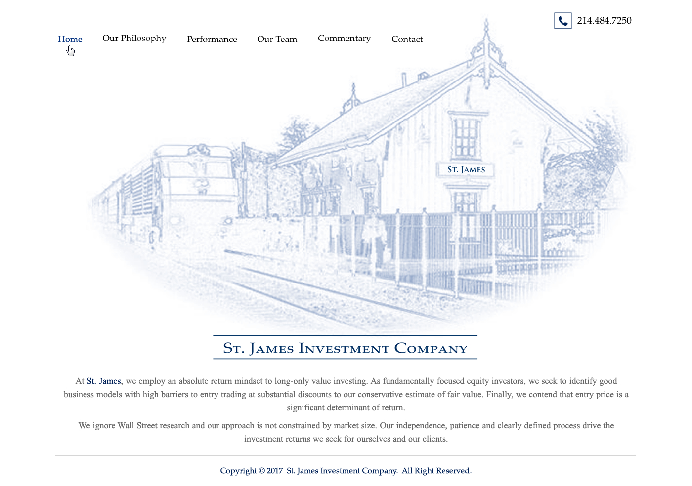 Web Design by HarmiDesigning for St. James Investment Company | Design #16001701