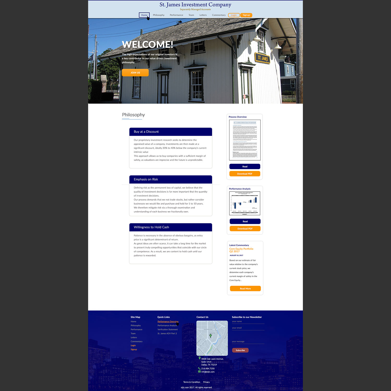 Web-Design von ana1 für St. James Investment Company | Design #15953766