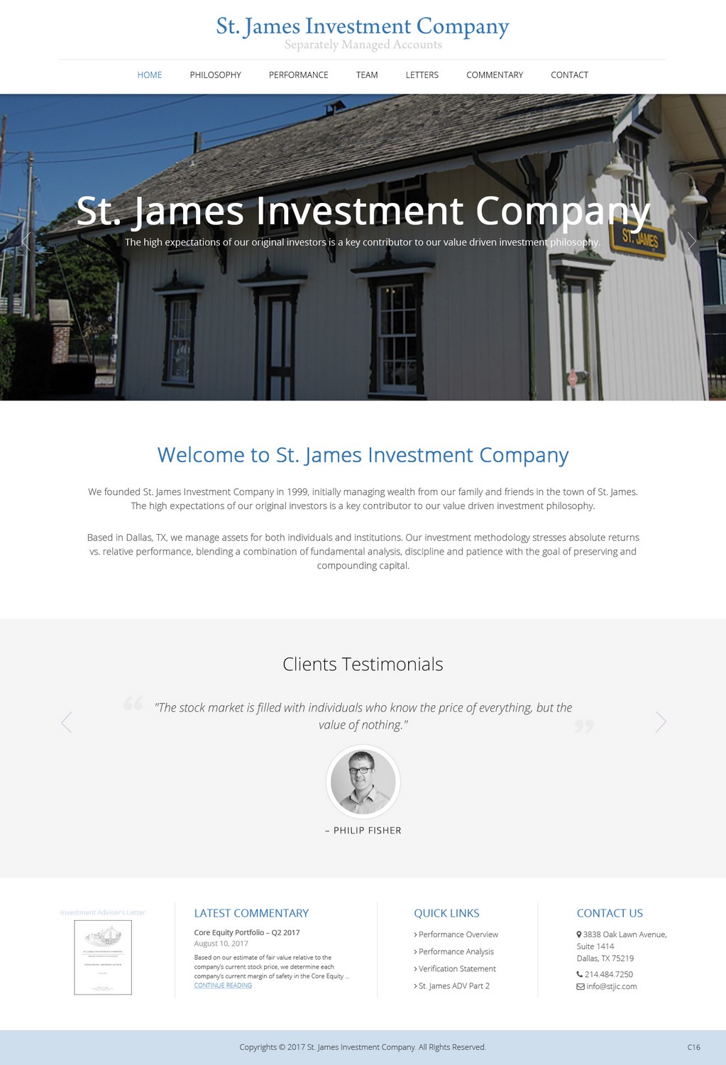 Web-Design von pb für St. James Investment Company | Design #15953428