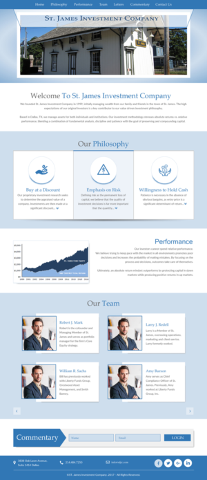 Web-Design von rightway für St. James Investment Company | Design: #15948296