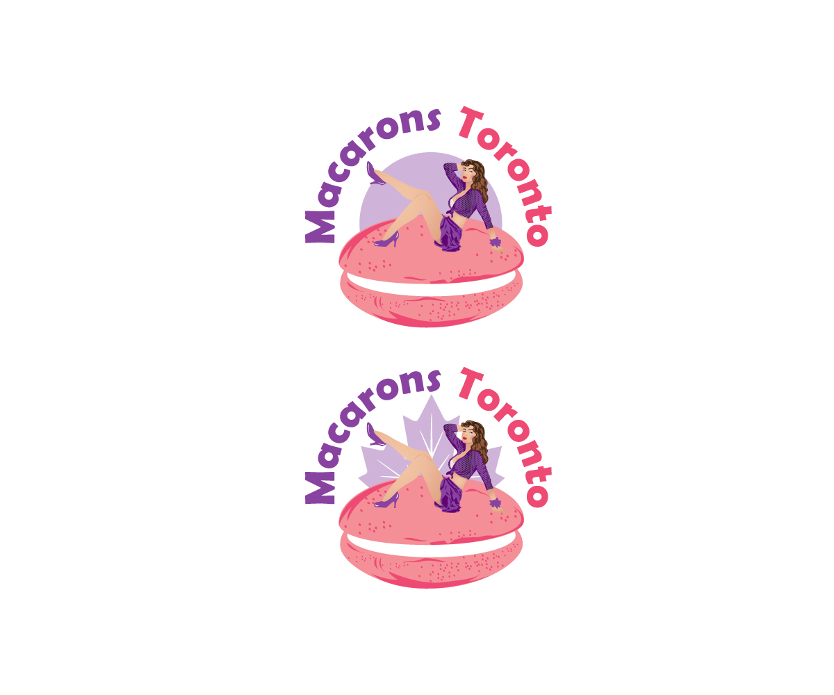 Diseño de Logo por Anekaa para Macarons Toronto | Diseño #15946650