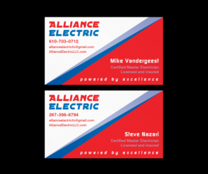 Business Card Design by Ethien for Nazari Electric | Design: #15953019