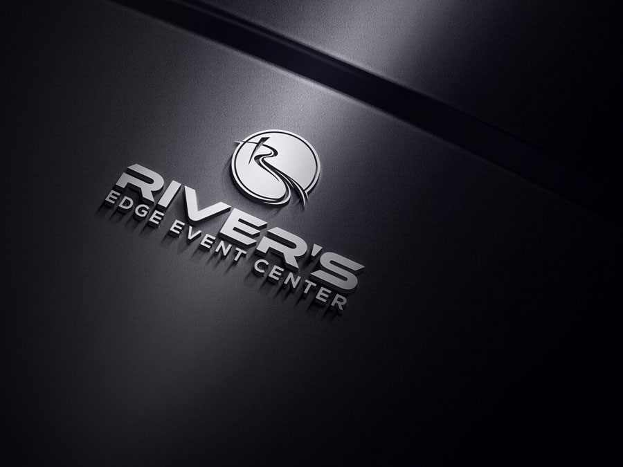 Elegant, Modern, Wedding Logo Design for River's Edge Event Center by
