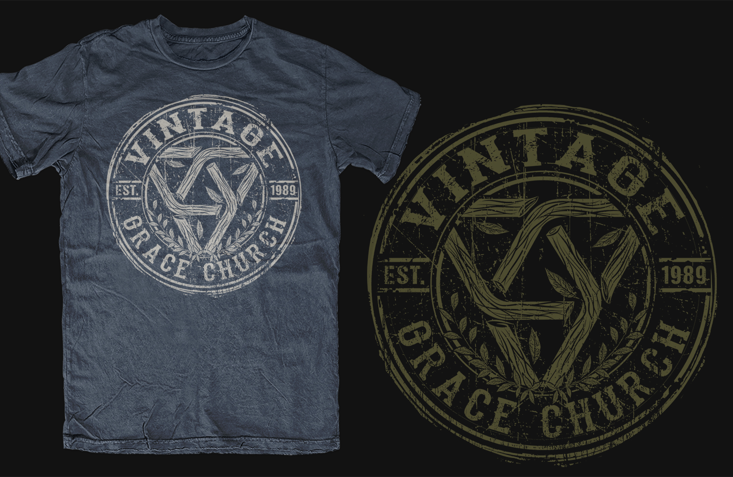 Design de T-shirt par DCLA pour Vintage Grace Church | Design #15986185