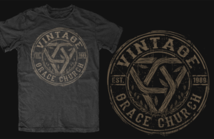 T-shirt Design by DCLA for Vintage Grace Church | Design: #15986189