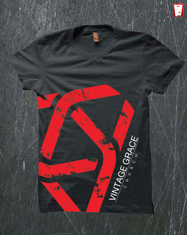 T-shirt Design by Taho Design for Vintage Grace Church | Design #16063426