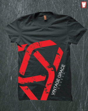 Stylistic, artsy T-shirt design for Vintage Grace Church | T-Shirt-Design von Taho Design