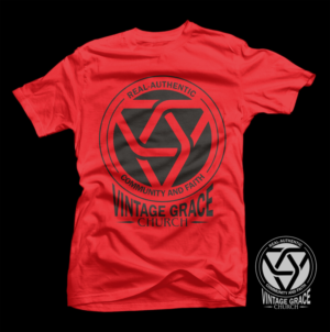 T-shirt Design by D'Mono for Vintage Grace Church | Design: #16013043