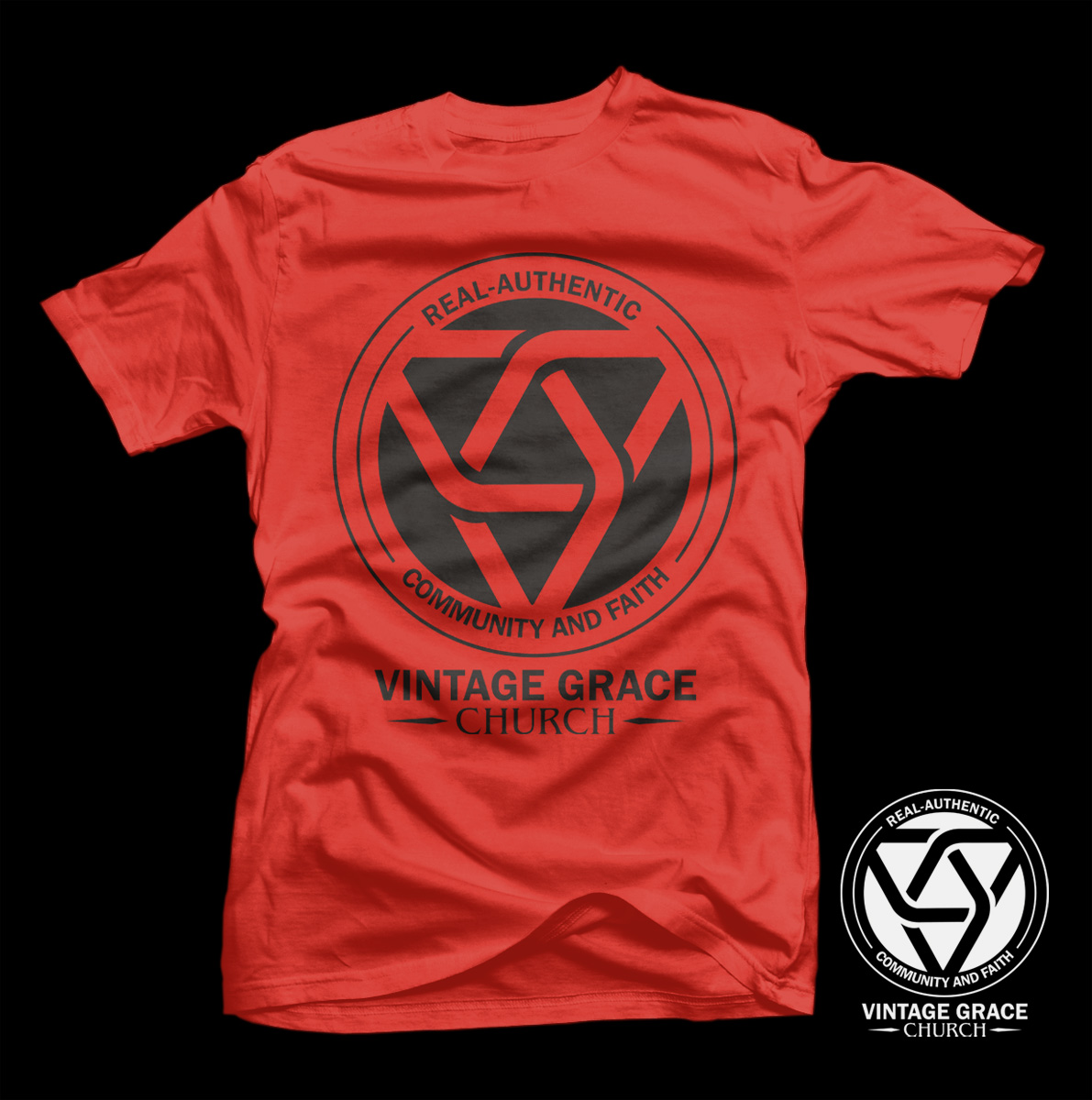 T-shirt Design by D'Mono for Vintage Grace Church | Design: #16021774
