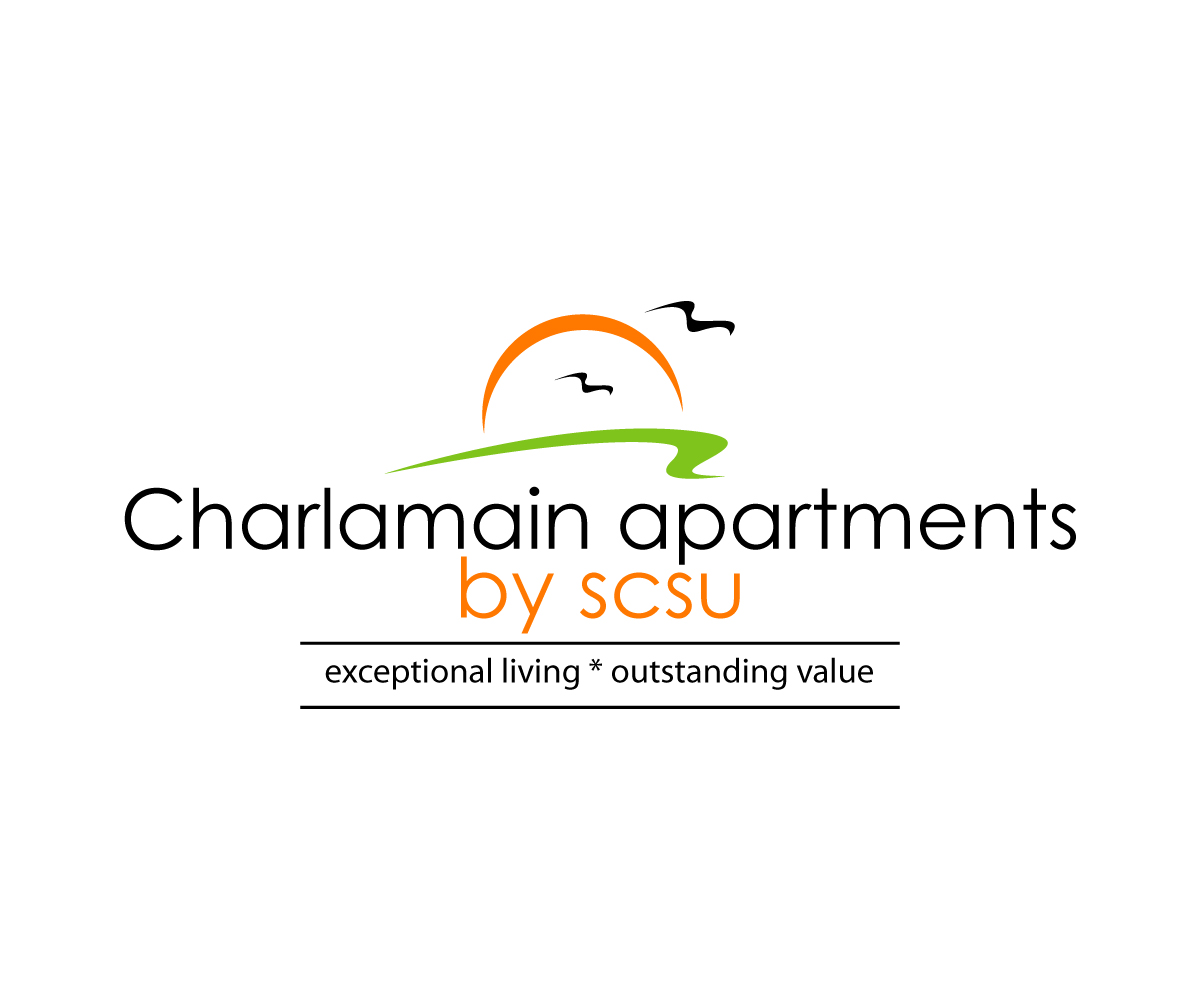 Bold Modern Apartment Logo Design For Charlamain Apartments By