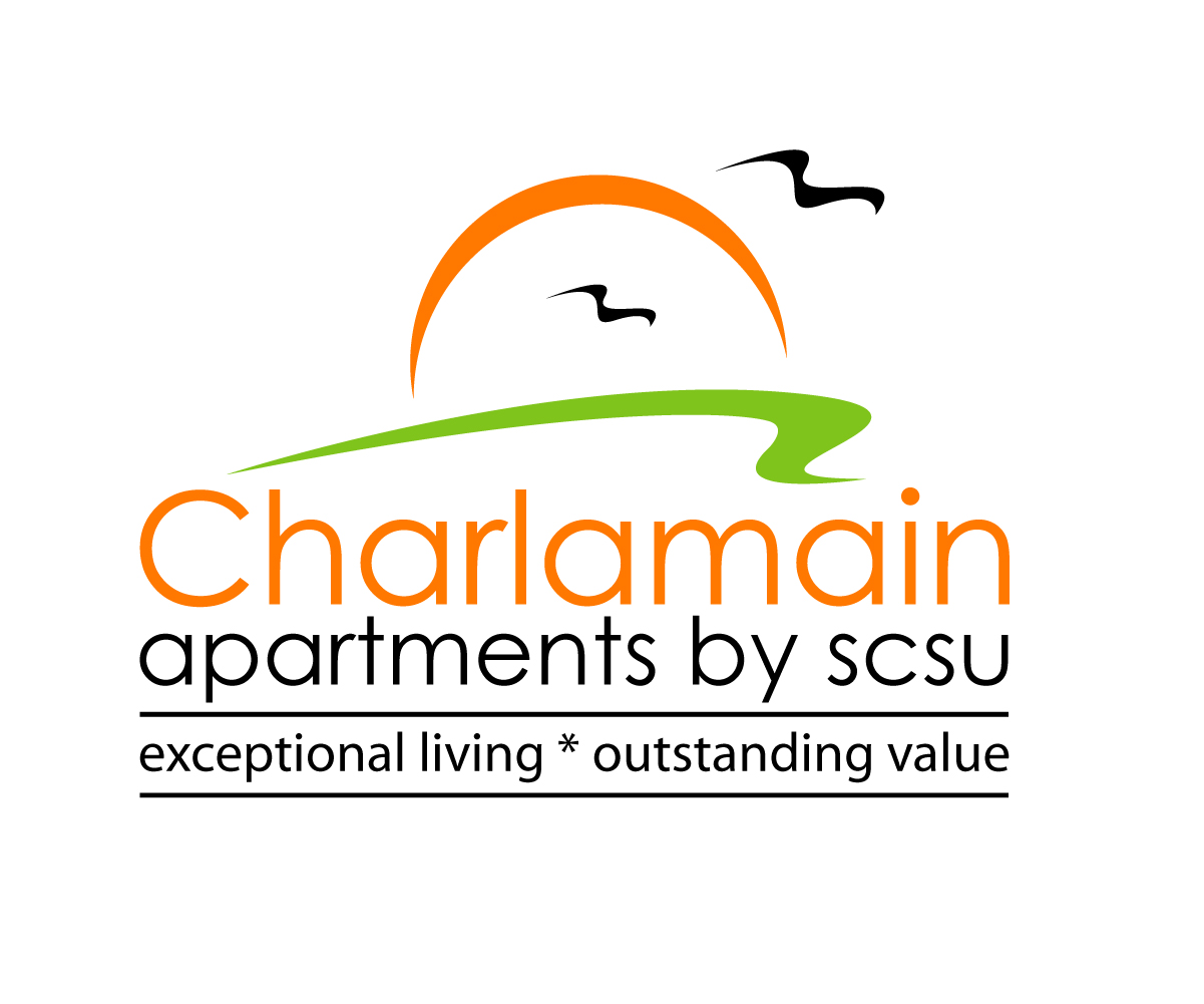 Bold Modern Apartment Logo Design For Charlamain Apartments By