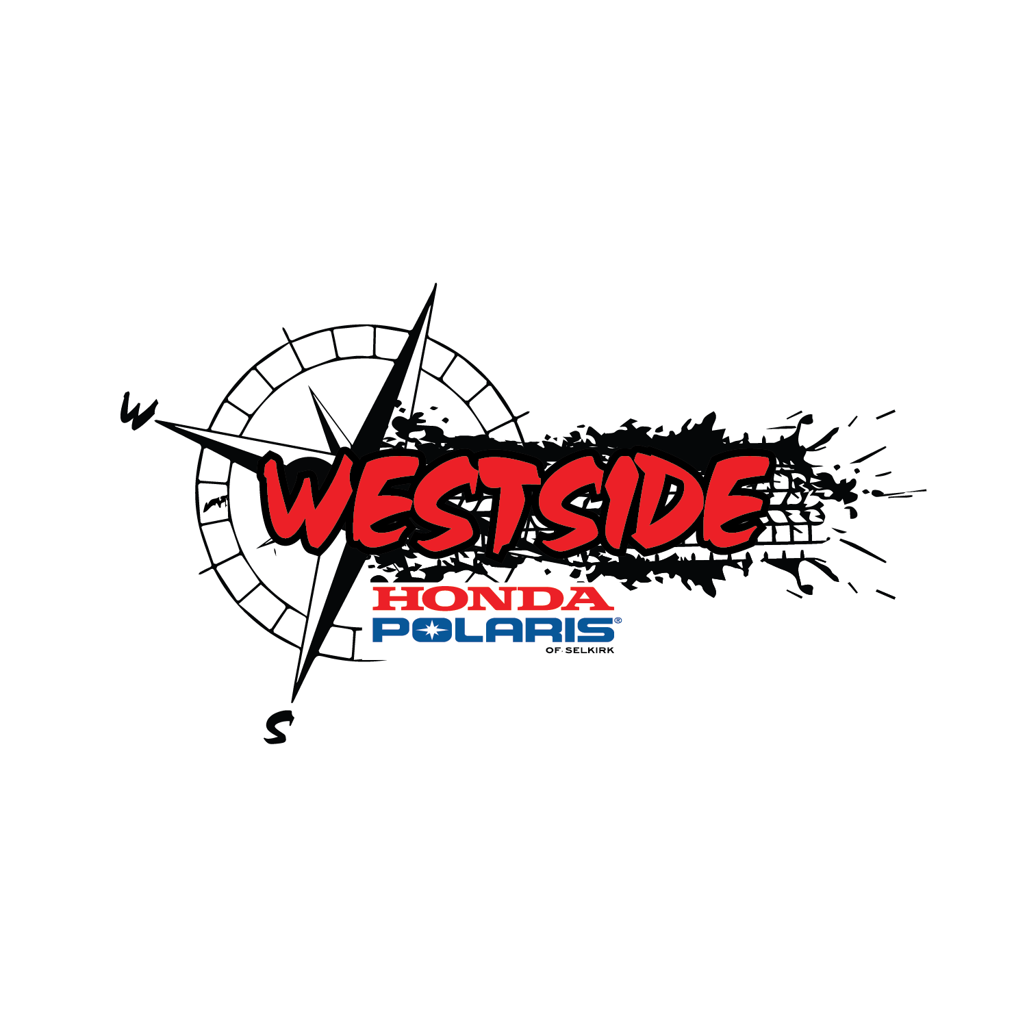 Logo Design by moisesf for WESTSIDE HONDA/POLARIS OF SELKIRK | Design #19402991