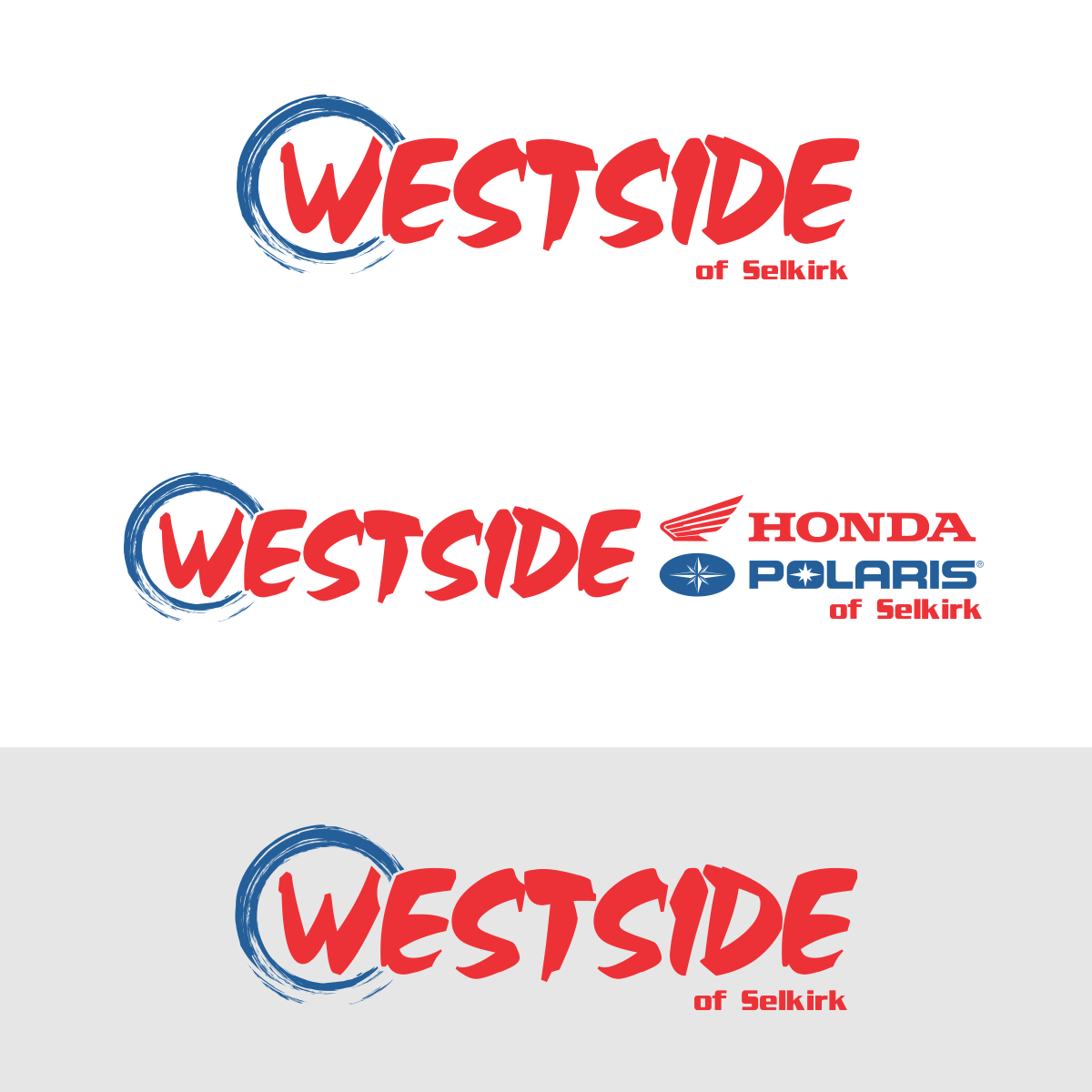 Logo Design by Mugendesign for WESTSIDE HONDA/POLARIS OF SELKIRK | Design #16319488