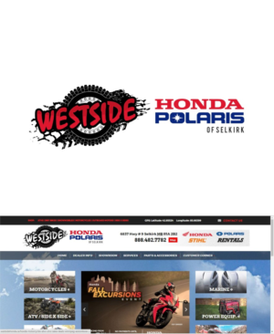 Design de Logo par alok bhopatkar pour WESTSIDE HONDA/POLARIS OF SELKIRK | Design : #16337197