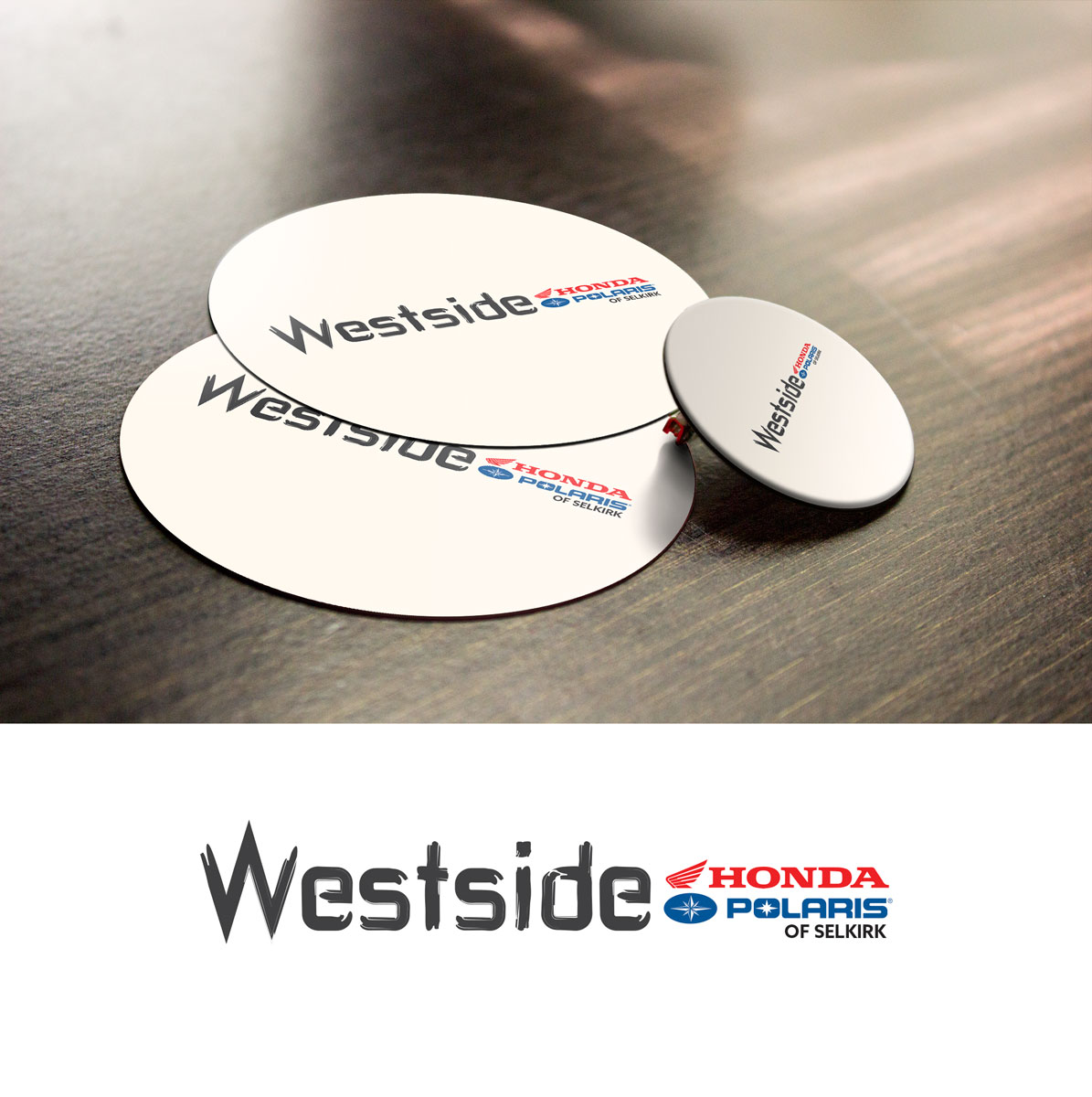 Logo Design by Impressive Solutions for WESTSIDE HONDA/POLARIS OF SELKIRK | Design #15947874