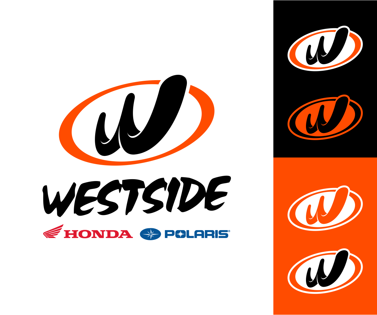 Logo Design by El Ojo creativo for WESTSIDE HONDA/POLARIS OF SELKIRK | Design #16323182