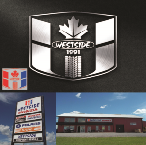 Logo Design by inCreative for WESTSIDE HONDA/POLARIS OF SELKIRK | Design #16016969