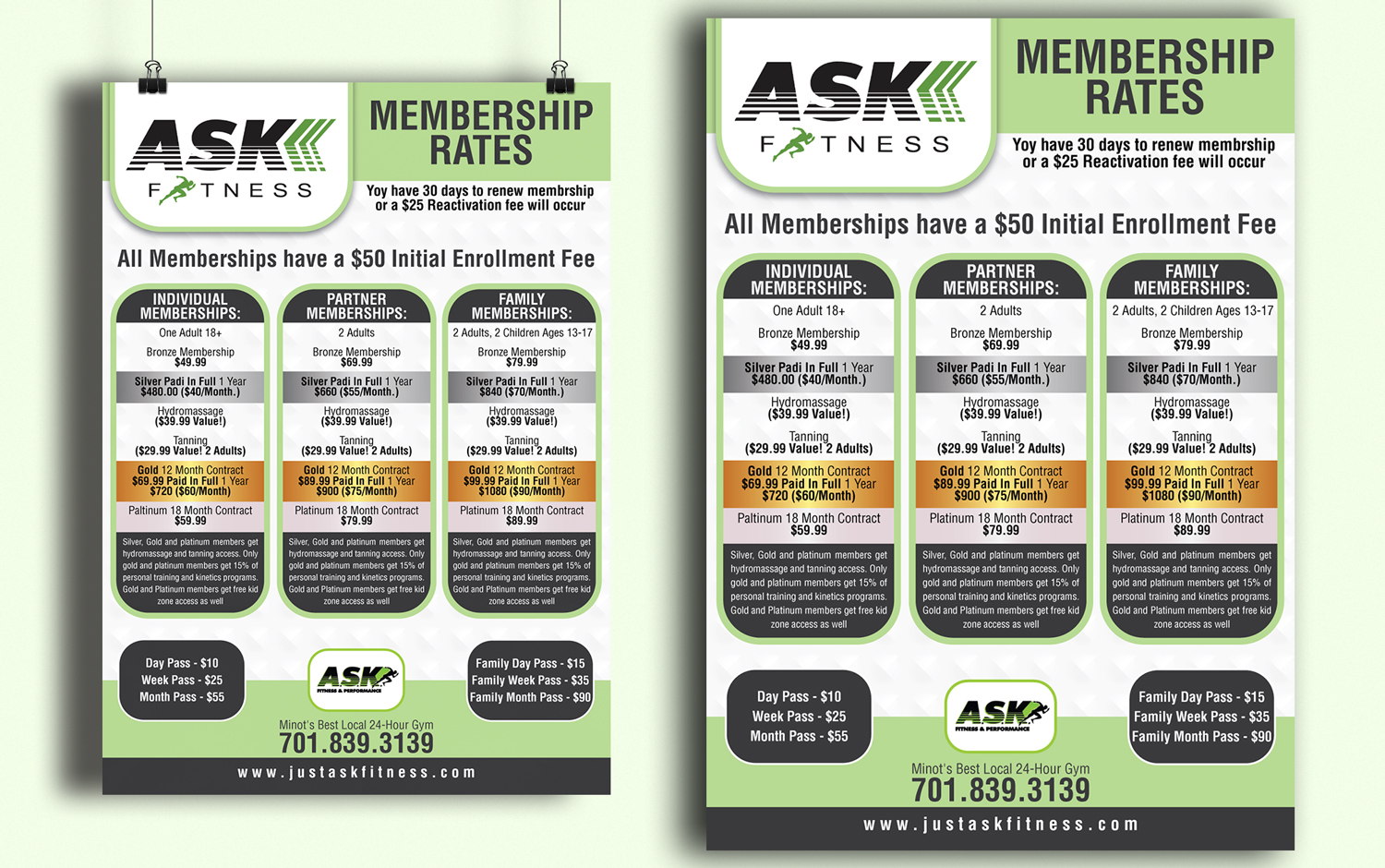 Design de Flyer par Impressive Sol pour ASK Fitness | Design #15950007