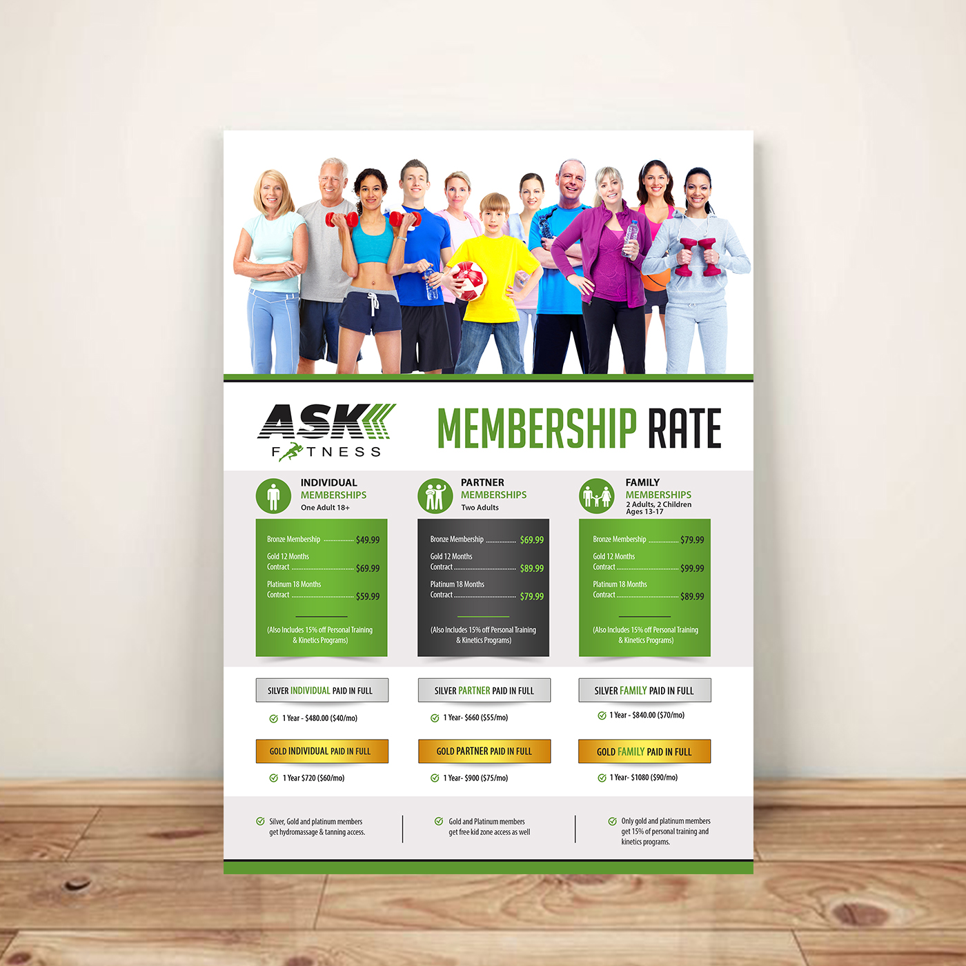 Flyer Design by creative.bugs for ASK Fitness | Design #15945843