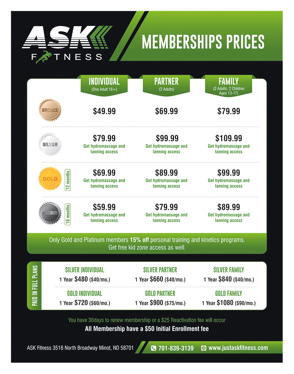 Diseño de Flyer por D Creative para ASK Fitness | Diseño #15959553