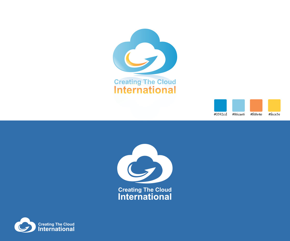 Logo-Design von Benjamin für Creating The Cloud International | Design #2628589
