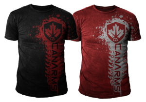 CanArms T-Shirt Design For Sporting Items Including Firearms and Sunglsses. | T-shirt Design by Bayu_susilo