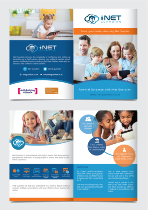 iNet Guardian (Parental Guidance software) brochure | Brochure Design by alex989