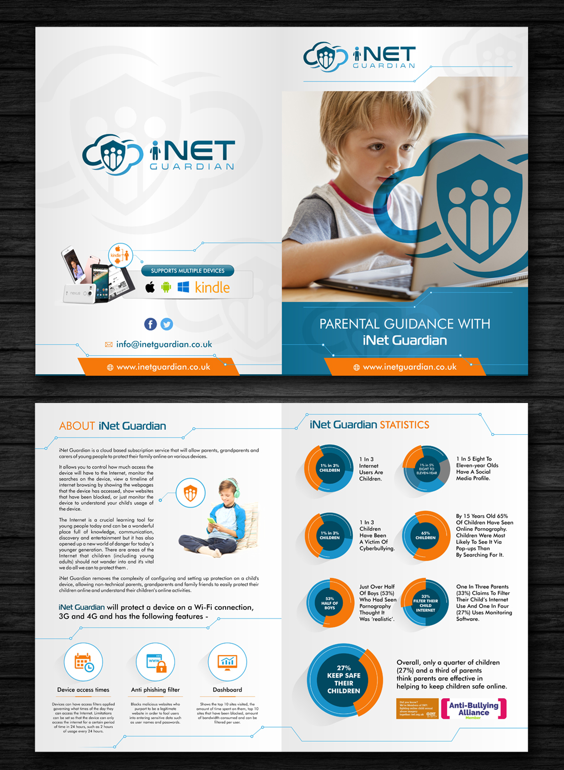 Diseño de Brochure por ecorokerz para Edge IT Ltd | Diseño #16045513