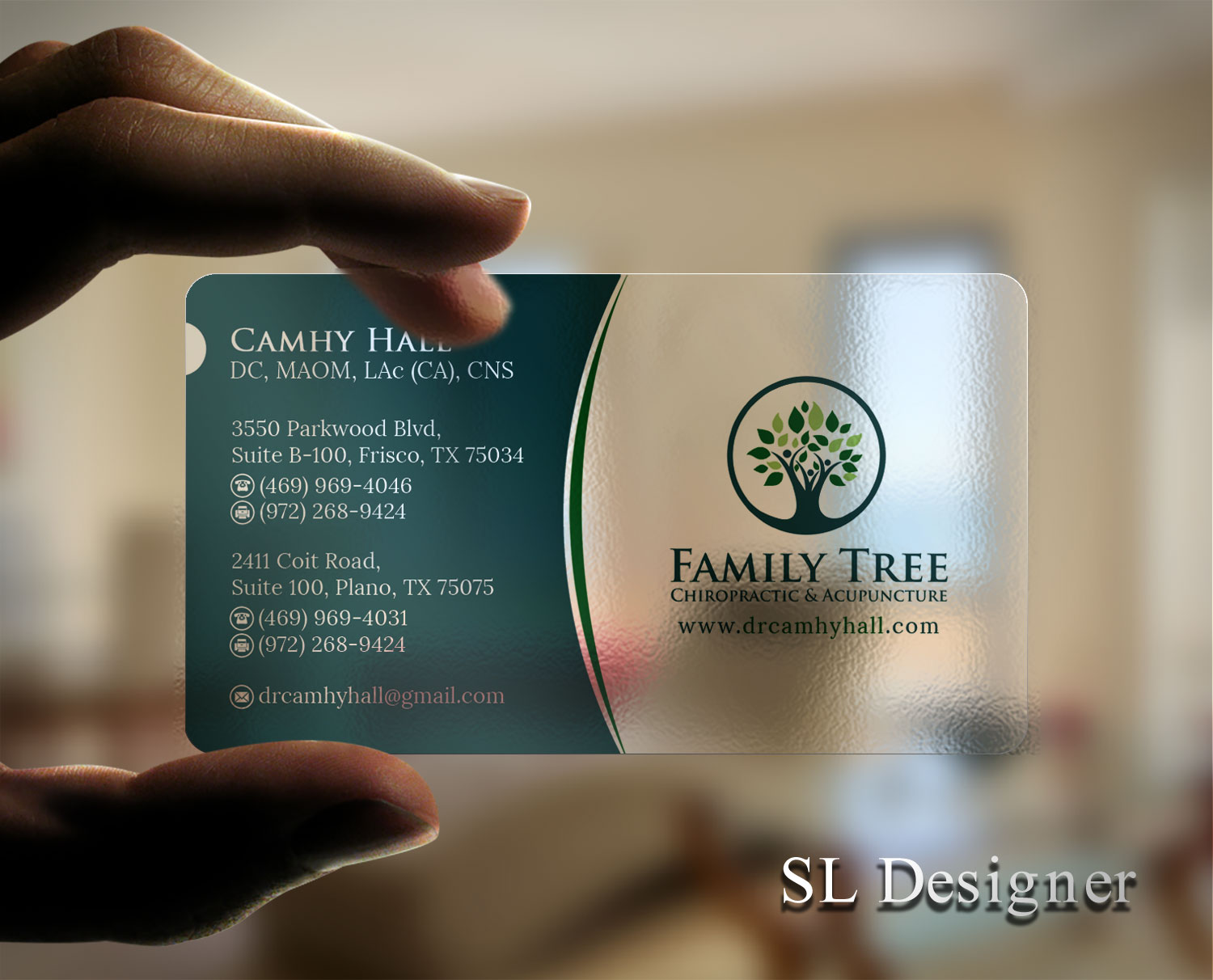 Business Card Design by SL Designer for this project | Design #15956106