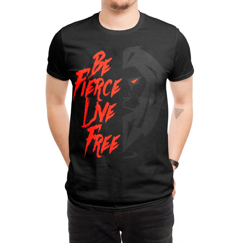 T-shirt Design by Synthesis for Here Be Lions | Design #15963398