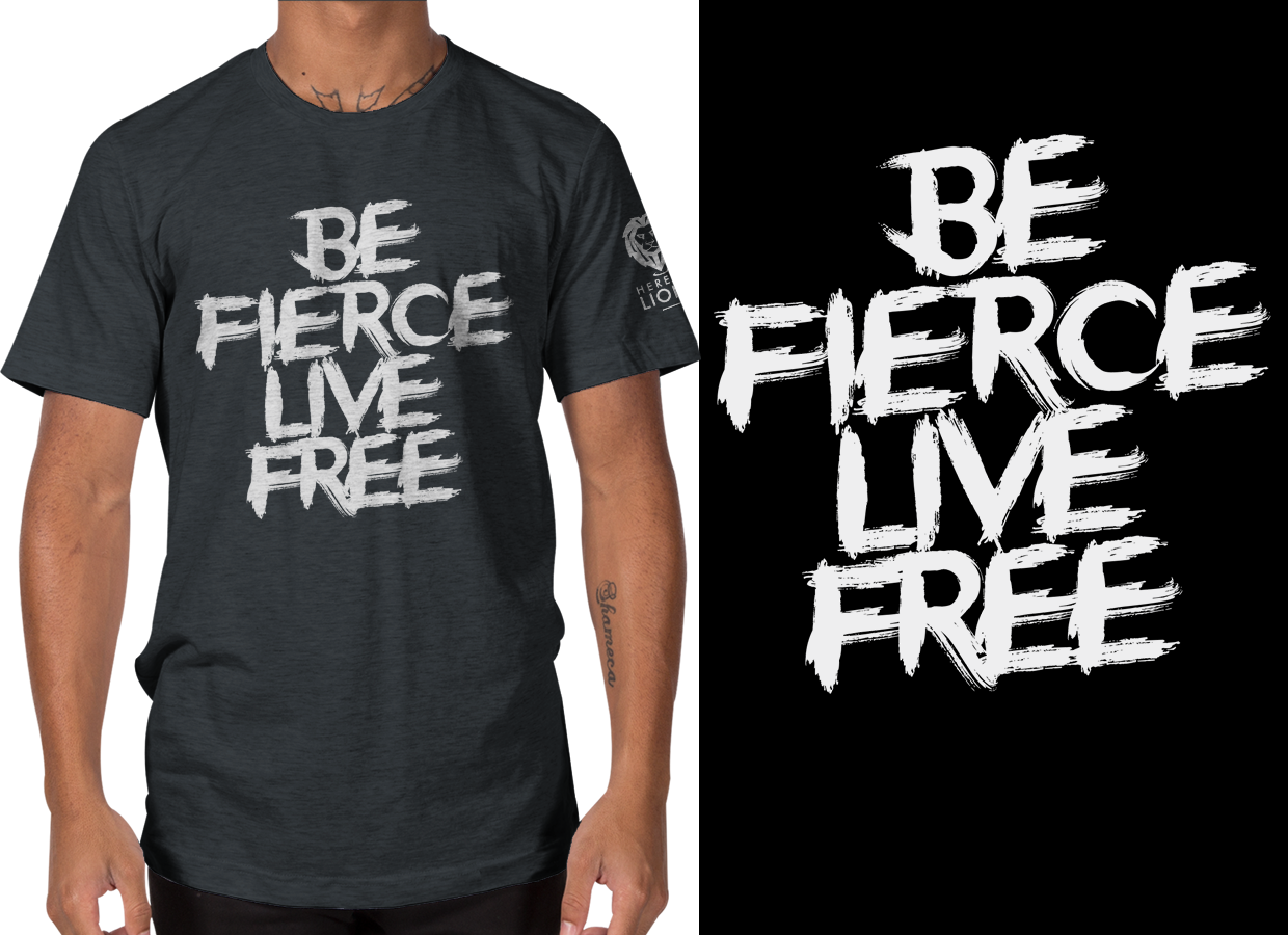 T-shirt Design by a.o.d for Here Be Lions | Design #15957988