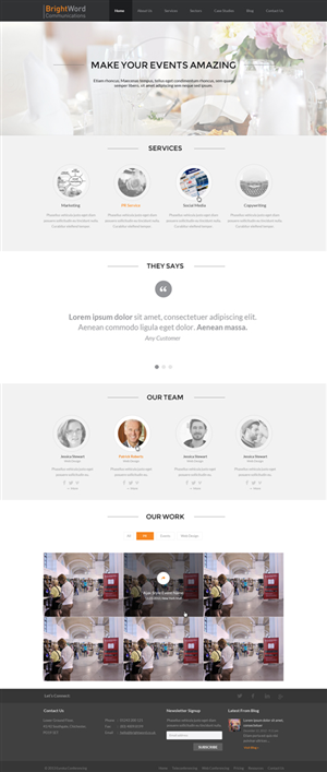 Web Design by Violeta Pironkova for this project | Design: #2632490
