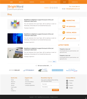 Web Design by pb for this project | Design: #2669152
