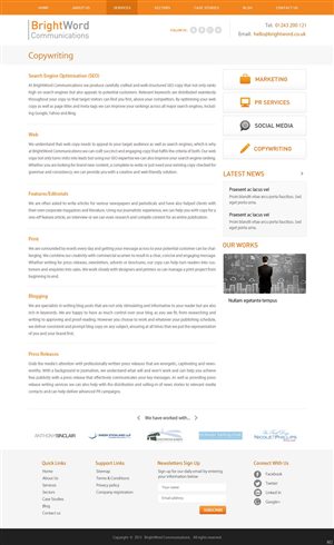 Web Design by pb for this project | Design: #2669159