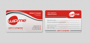 Visitenkarten-Design von INDIAN_Ashok für Work in Progress Consulting | Design: #15958084