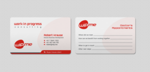 Visitenkarten-Design von INDIAN_Ashok für Work in Progress Consulting | Design: #15958103