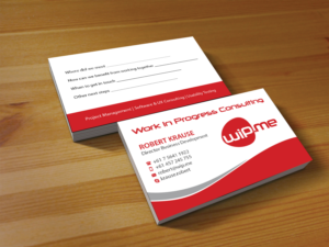 Visitenkarten-Design von Creations Box 2015 für Work in Progress Consulting | Design: #15960365