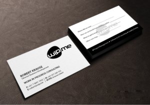 Visitenkarten-Design von Creations Box 2015 für Work in Progress Consulting | Design: #15960377