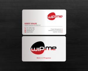 Visitenkarten-Design von chandrayaan.creative für Work in Progress Consulting | Design: #15957326