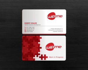 Visitenkarten-Design von chandrayaan.creative für Work in Progress Consulting | Design: #15957403