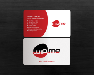 Visitenkarten-Design von chandrayaan.creative für Work in Progress Consulting | Design: #15957427