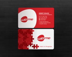 Visitenkarten-Design von chandrayaan.creative für Work in Progress Consulting | Design: #15957580